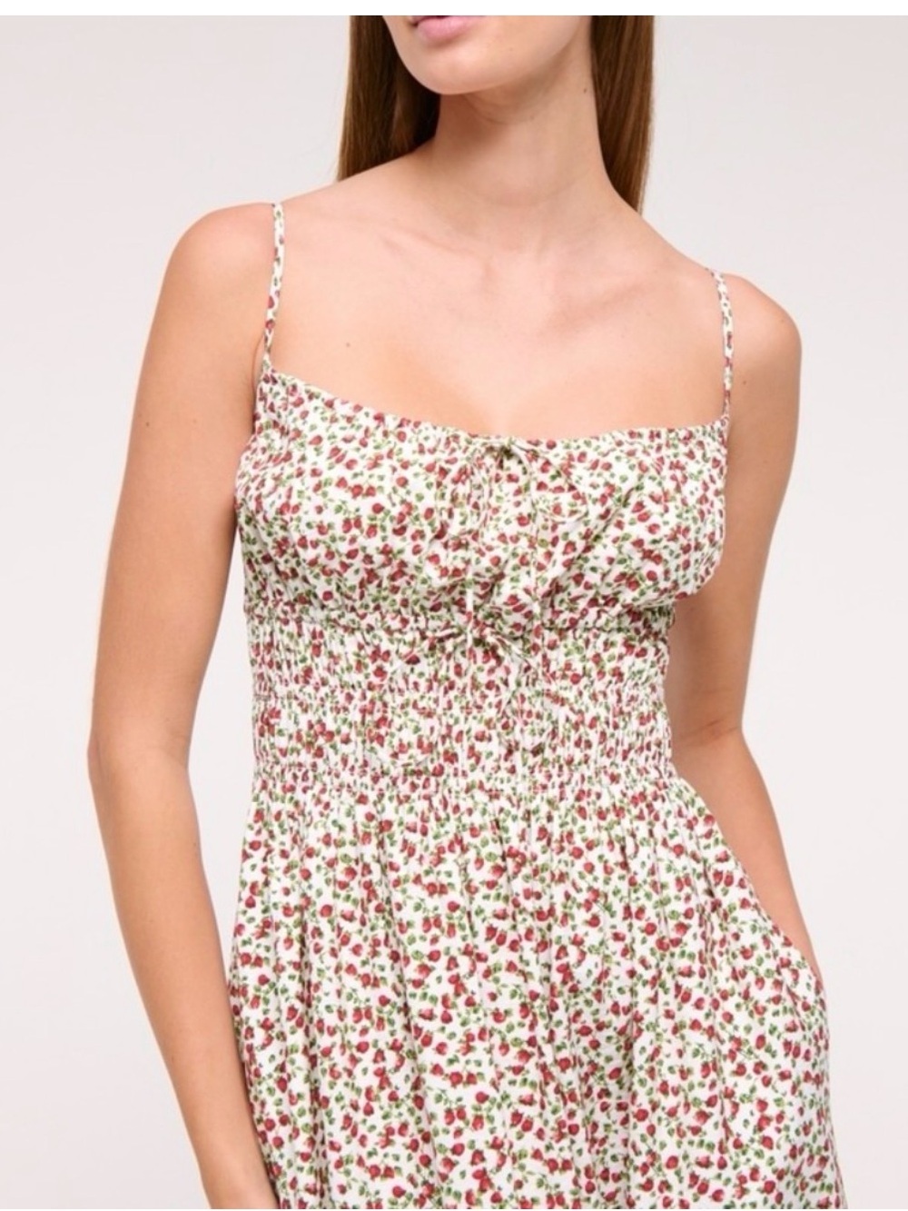 Abercrombie Strawberry Maxi Dress